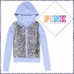 Victoria's Secret PINK Lavender Sweatsht/Hoodie SM